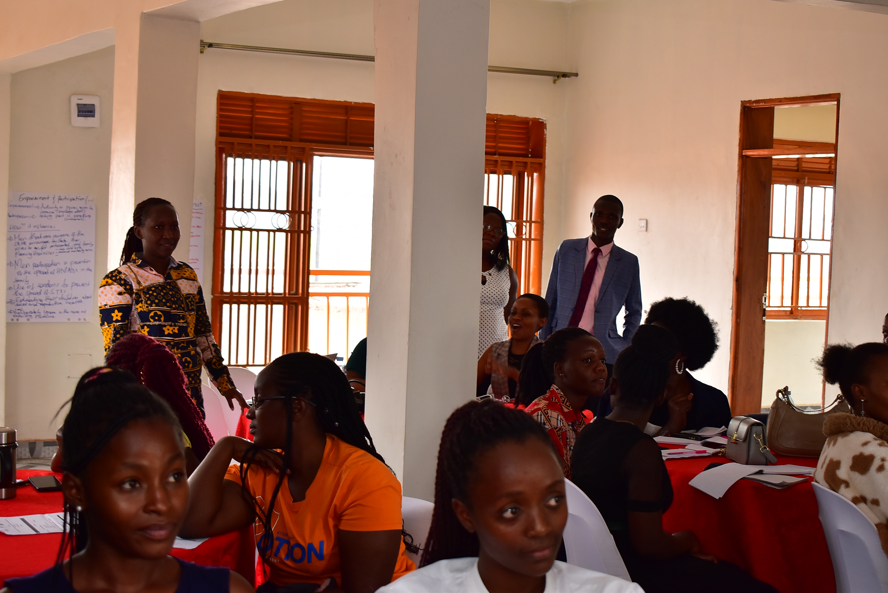 Youths in the training session